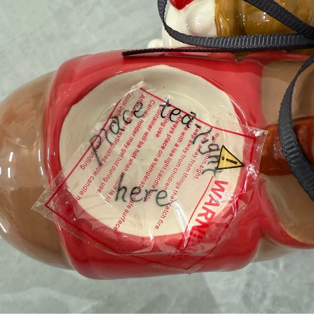 Hello Kitty Blue Sky Western Cowgirl Horse Ceramic Tea Light Holder Home Decor - Picture 8 of 13